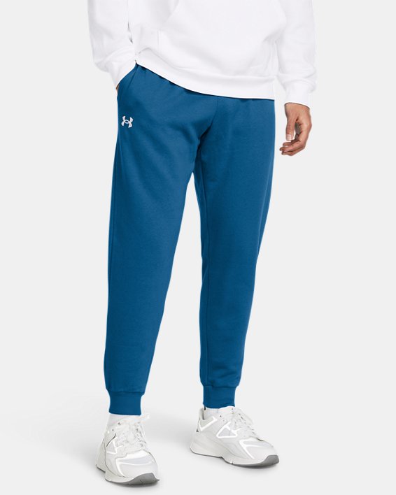 Pantalon de jogging UA Rival Fleece pour homme, Blue, pdpMainDesktop image number 0